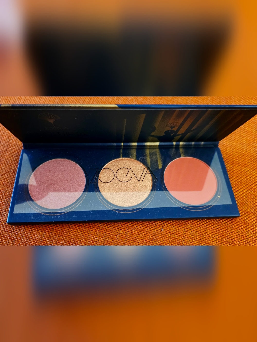 ZOEVA Blush Trio Palette - Rose, Peach & Champagne